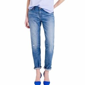 J. Crew Slim Broken In Boyfriend Jeans 27